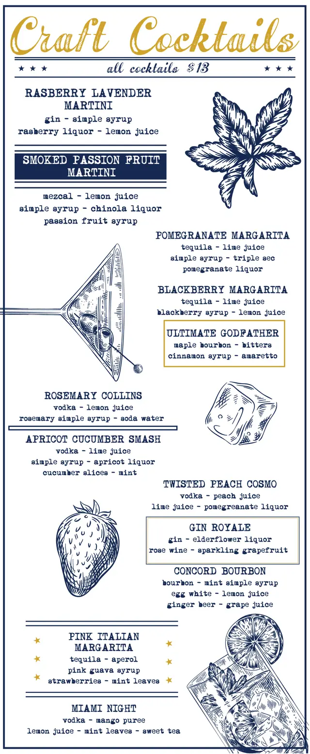 Menus & print