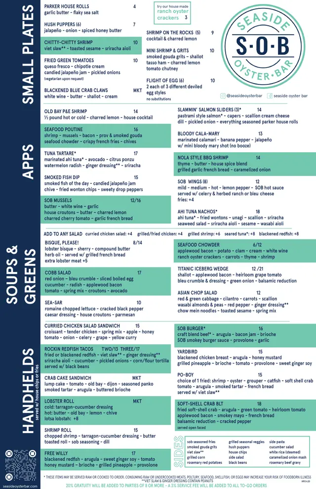 Menus & print